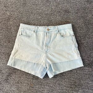 Forever 21 Light Wash Jean Shorts